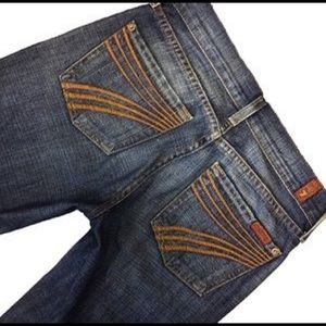 7 For All Mankind “7” pocket bootcut jeans